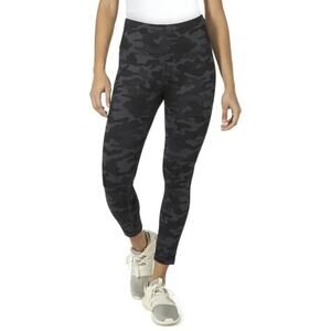 Danskin Black & Gray Camo 7/8 Leggings – Size Medium 🖤